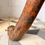 Load image into Gallery viewer, French Vintage Brutalist Tripod Stool
