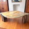 French Vintage Marble Coffee Table, Circa 1970s
