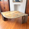 French Vintage Marble Coffee Table, Circa 1970s