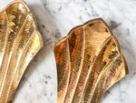 Load image into Gallery viewer, A Pair Of Swedish Brass Candle Sconces
