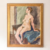 Swedish Oil On Canvas Of A Nude By Anders Wikell