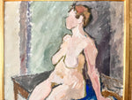 Load image into Gallery viewer, Swedish Oil On Canvas Of A Nude By Anders Wikell
