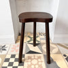 French Vintage Primitive Stool
