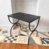 Vintage Italian Tiled Side Table On Iron Base