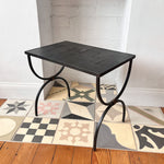 Load image into Gallery viewer, Vintage Italian Tiled Side Table On Iron Base
