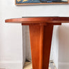 Circular Art Deco Pedestal Table In The Manner Of Charles Ramos