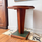 Load image into Gallery viewer, Circular Art Deco Pedestal Table In The Manner Of Charles Ramos
