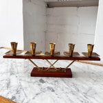 Load image into Gallery viewer, Mid Century Gilt Candlestick
