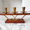 Mid Century Gilt Candlestick