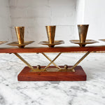 Load image into Gallery viewer, Mid Century Gilt Candlestick
