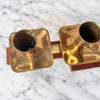 Mid Century Gilt Candlestick