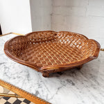 Load image into Gallery viewer, Large Vintage Ceramic Woven Bowl
