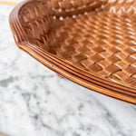 Load image into Gallery viewer, Large Vintage Ceramic Woven Bowl
