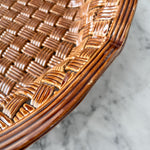 Load image into Gallery viewer, Large Vintage Ceramic Woven Bowl
