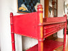 Antique Painted Faux Bamboo Washstand / Console Table