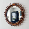 Mid-Century Italian Franco Albini Bamboo Wall Mirror