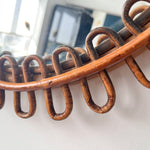 Load image into Gallery viewer, Mid-Century Italian Franco Albini Bamboo Wall Mirror
