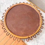 Load image into Gallery viewer, Mid-Century Italian Franco Albini Bamboo Wall Mirror
