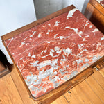 Load image into Gallery viewer, Pair Of Italian Art Deco Marble Top Bedside Cabinets
