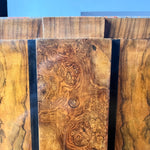 Load image into Gallery viewer, Pair Of Italian Art Deco Marble Top Bedside Cabinets
