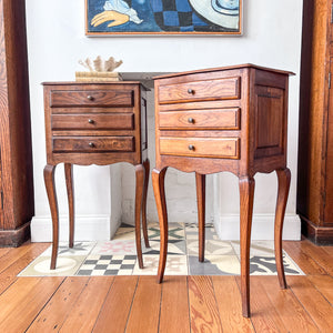A Pair Of Vintage French Bedside Cabinets