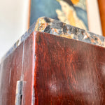 Load image into Gallery viewer, Large French Antique Art Deco Marble Top Cabinet
