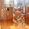 Large French Antique Art Deco Marble Top Cabinet