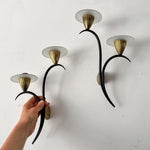 Load image into Gallery viewer, A Pair Of French Mid Century Light Sconces
