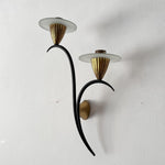 Load image into Gallery viewer, A Pair Of French Mid Century Light Sconces
