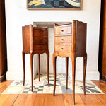 Load image into Gallery viewer, A Pair Of Vintage French Miniature Bedside Tables
