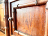 Antique French Faux Bamboo Cupboard With Marble Top