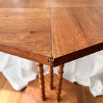 Load image into Gallery viewer, Vintage French Hexagonal Faux Bamboo Side Table
