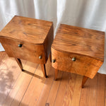 Load image into Gallery viewer, A Pair Of Art Deco Bedside Cabinets
