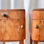 Load image into Gallery viewer, A Pair Of Art Deco Bedside Cabinets
