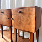 Load image into Gallery viewer, A Pair Of Art Deco Bedside Cabinets
