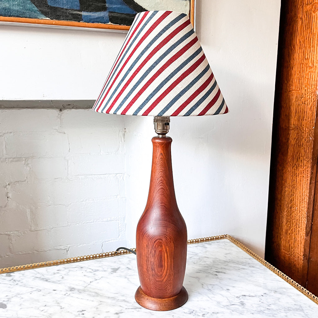 Midcentury Wooden Table Lamp