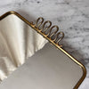 Swedish Vintage Mirrored Brass Tray