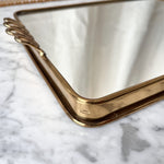 Load image into Gallery viewer, Swedish Vintage Mirrored Brass Tray
