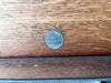 Antique Artist's Lidded Cabinet On Bobbin Supports With Castors