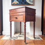 Load image into Gallery viewer, Antique Artist&#39;s Lidded Cabinet On Bobbin Supports With Castors
