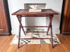 Vintage Faux Bamboo Foldable Occasional Table