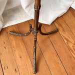 Load image into Gallery viewer, French Brass Faux Bamboo Floor Lamp Attributed To Maison Bagues
