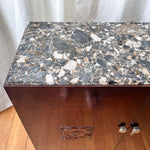 Load image into Gallery viewer, Large French Antique Art Deco Marble Top Cabinet
