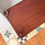 Load image into Gallery viewer, Antique Four Tier Mahogany Bobbin Wall Shelf
