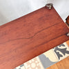 Antique Four Tier Mahogany Bobbin Wall Shelf
