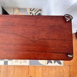 Load image into Gallery viewer, Antique Four Tier Mahogany Bobbin Wall Shelf
