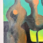 Load image into Gallery viewer, French Vintage Surrealist Oil Painting On Canvas
