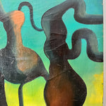 Load image into Gallery viewer, French Vintage Surrealist Oil Painting On Canvas
