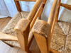Vintage French Occasional Armchair With Rush Seat