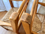 Load image into Gallery viewer, Vintage French Occasional Armchair With Rush Seat

